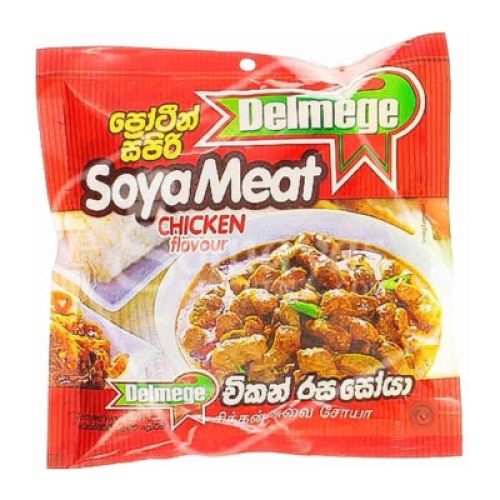 DELMEGE Soya Chicken Flavor 90g - Protein-Rich Vegetarian Option