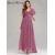 Sexy Pink Chiffon Tulle Maxi Summer Dress – Elegant Long Bridesmaid & Prom Dress