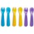 Munchkin ColorReveal Color Changing Toddler Forks & Spoons, 6-Pack – Multicolor Utensils for Kids