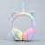 Cute Unicorn Earmuffs for Kids & Women – Fluffy Cat Ear Warmer Headband