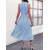 Striped Summer Vacation Dress for Women – Casual Bohemian Style, Knee-Length Dress 2024