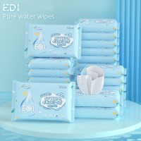 10-Pack Disposable Spunlace Baby Wipes - EDI Pure Water