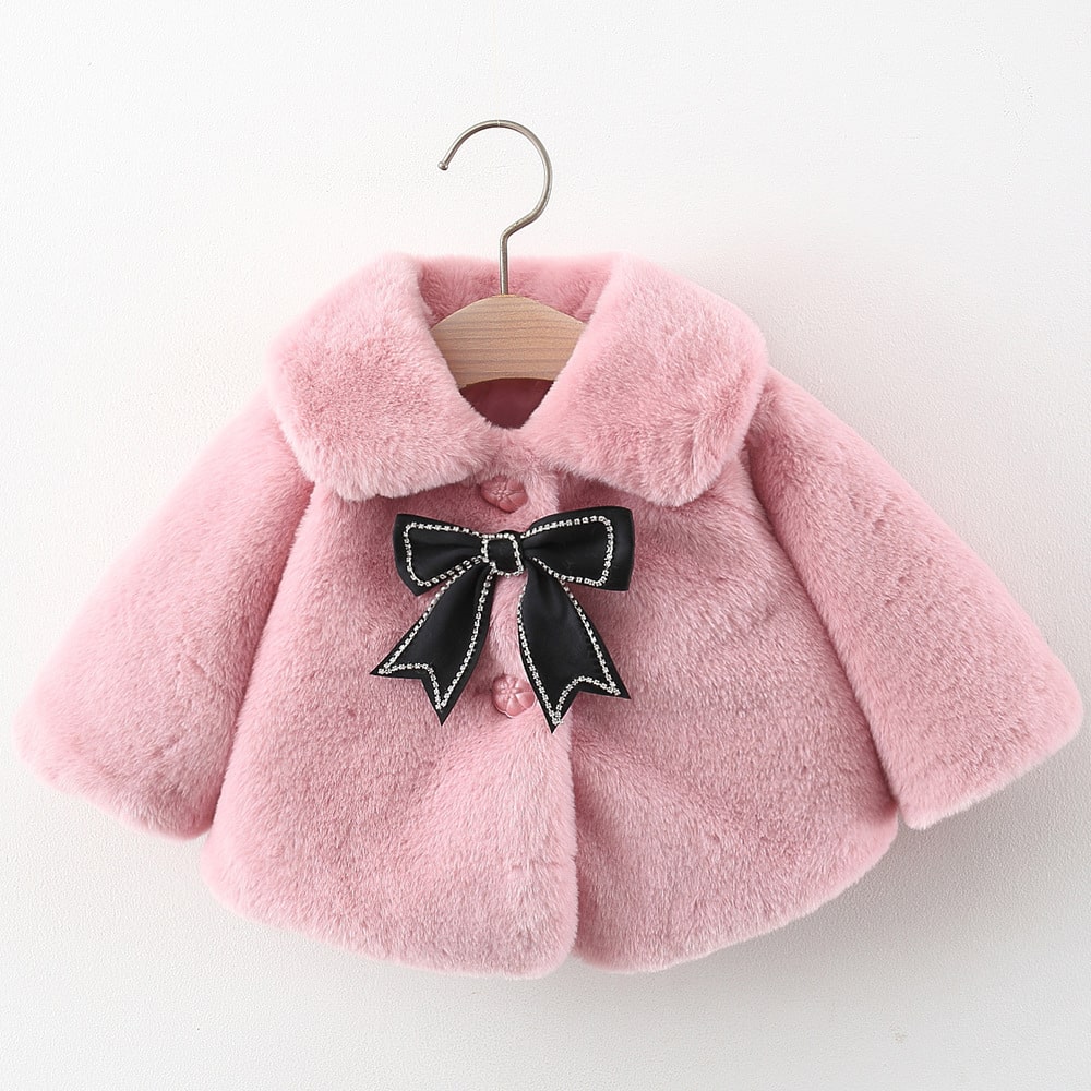 Winter Windproof Warm Baby Girl Cotton Coat – Korean Style Toddler Jacket