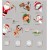 Christmas Window Clings, 182 Pcs Snowflakes, Santa & Deer Decor for Home, Shop & Party Decorations