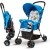 Baybee Lightweight Foldable Baby Stroller – Adjustable Backrest, Canopy & Safety Harness